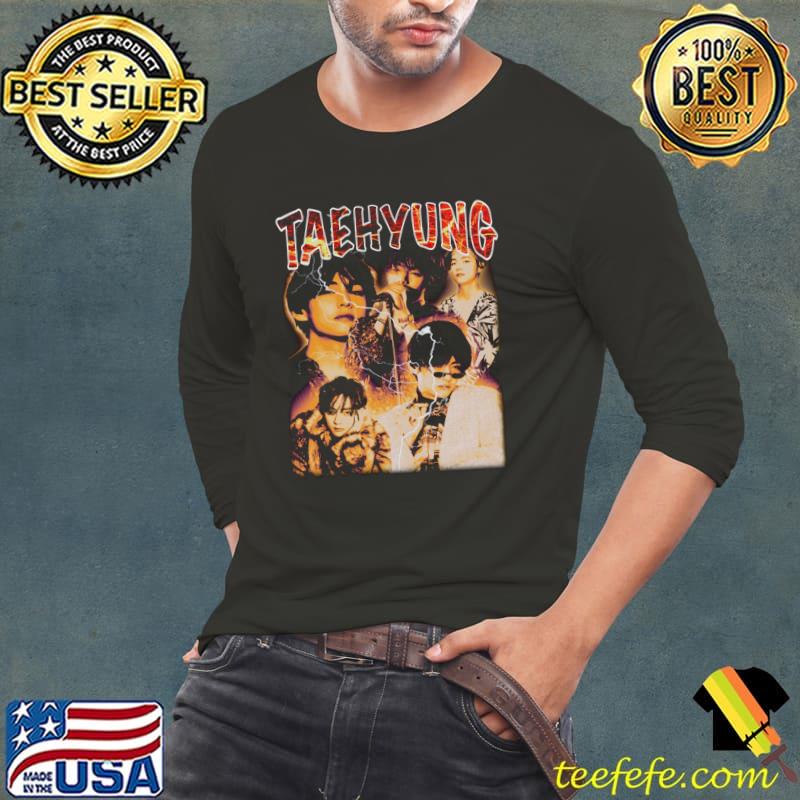 Taehyung Vintage South Korean singer songwriter member the boy band T-Shirt Long Sleeve Tee Taehyung Vintage South Korean singer songwriter member the boy band T-Shirt Long Sleeve Tee