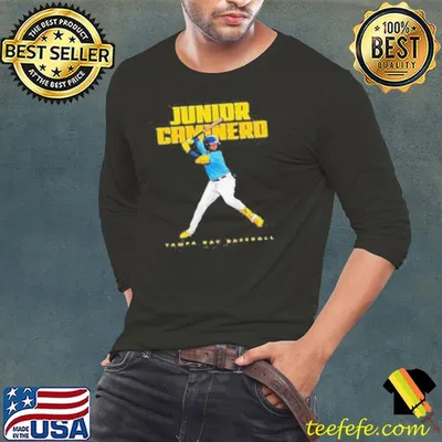 Tampa Bay Rays Junior Caminero Swing Pose shirt