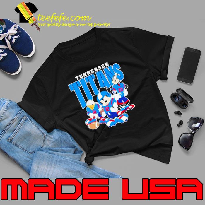 Tennessee Titans Mickey Donald Duck And Goofy Football Team 2024 Shirt Unisex Tennessee Titans Mickey Donald Duck And Goofy Football Team 2024 Shirt Unisex