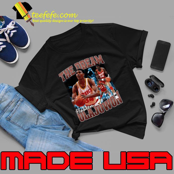 The Dream Basketball Legend Signature Hakeem Olajuwon T-Shirt