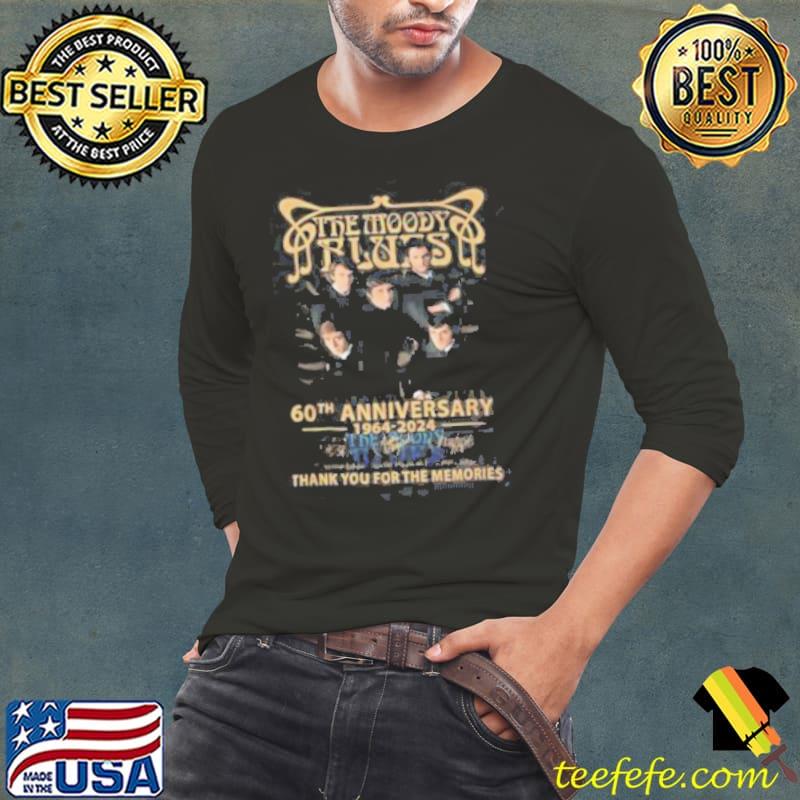 The Moody Blues 60th Anniversary 1964 2024 Thank You For The Memories Shirt Long Sleeve Tee The Moody Blues 60th Anniversary 1964 2024 Thank You For The Memories Shirt Long Sleeve Tee