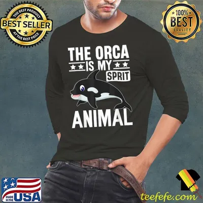 The Orca Spirit Animal Summer Vacation Beach T-Shirt