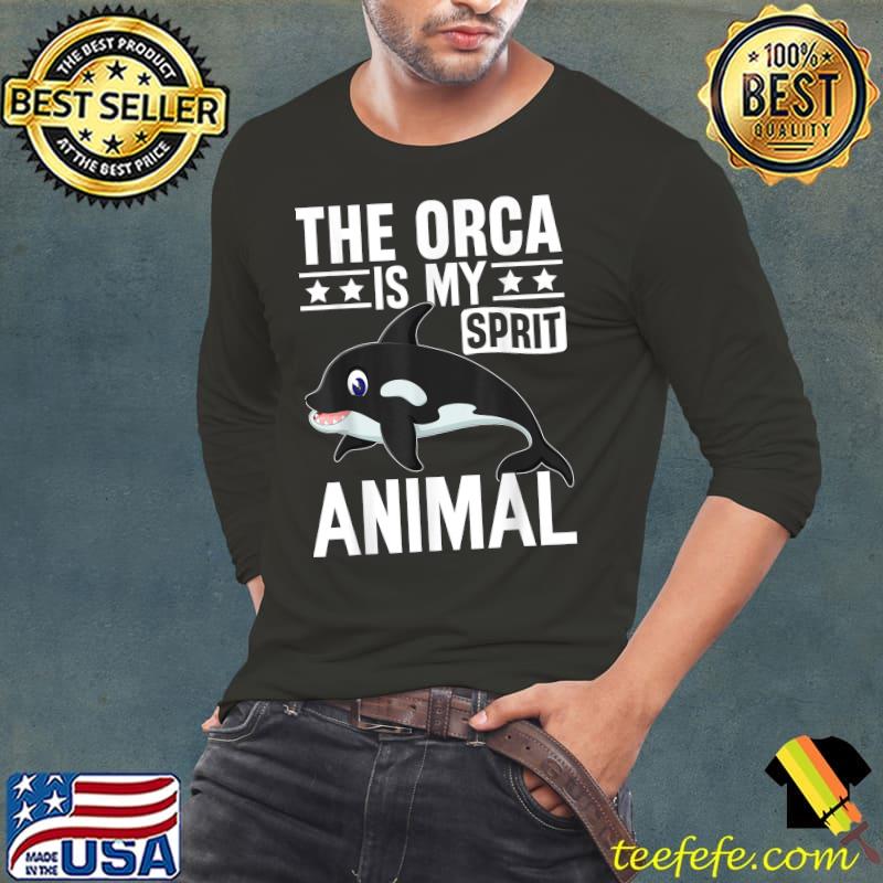 The Orca Spirit Animal Summer Vacation Beach T-Shirt