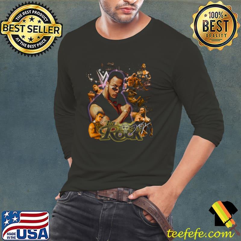 The Rock Vintage American actor businessman professional wrestler T-Shirt