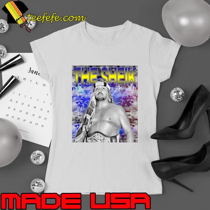 THE SHEIK American professional wrestler T-Shirt Ladies tee THE SHEIK American professional wrestler T-Shirt Ladies tee