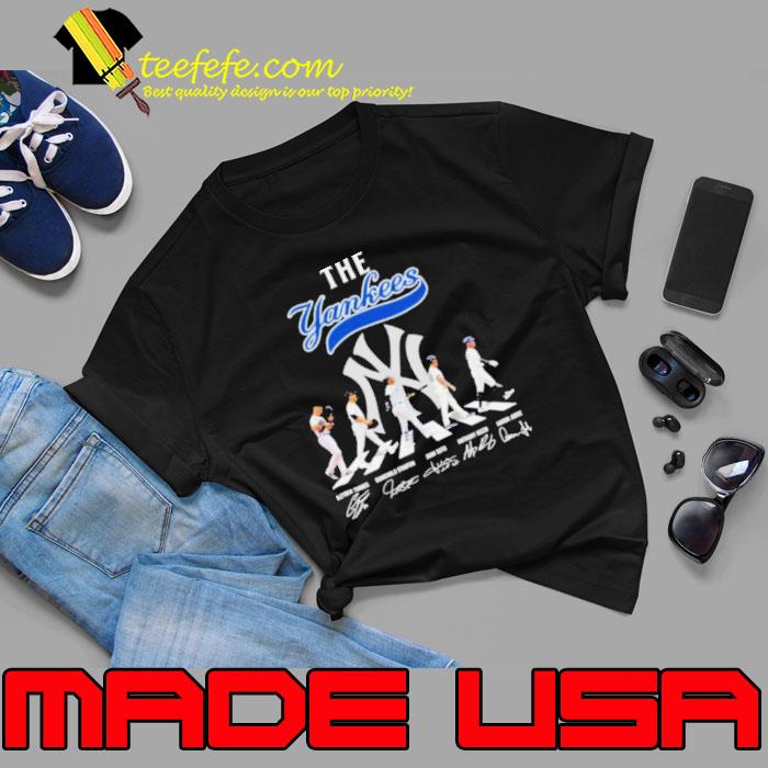 The Yankees Abbey Road Torres Stanton Soto Rizzo And Judge Signatures Shirt Unisex The Yankees Abbey Road Torres Stanton Soto Rizzo And Judge Signatures Shirt Unisex