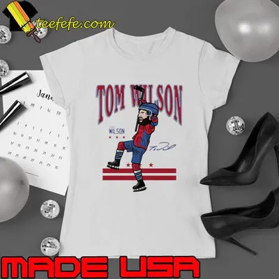 Tom Wilson Washington Toon Canadian professional ice hockey right winger T-Shirt