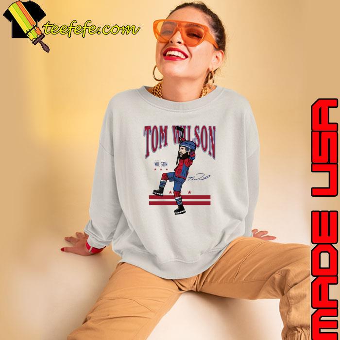 Tom Wilson Washington Toon Canadian professional ice hockey right winger T-Shirt Sweatshirt Tom Wilson Washington Toon Canadian professional ice hockey right winger T-Shirt Sweatshirt