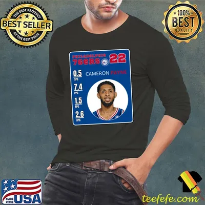 Top cAMERON PAYNE American professional basketball player for the Philadelphia 76ers T-Shirt