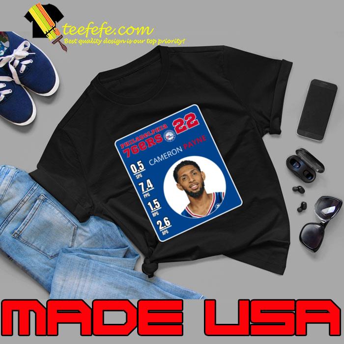 Top cAMERON PAYNE American professional basketball player for the Philadelphia 76ers T-Shirt Unisex Top cAMERON PAYNE American professional basketball player for the Philadelphia 76ers T-Shirt Unisex