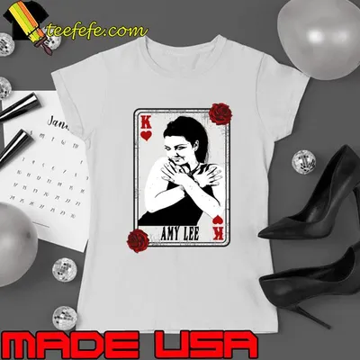 Vintage Card Amy Lee American singer-songwriter and musician T-Shirt