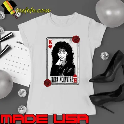 Vintage Card Reba McEntire American country music singer and actress T-Shirt