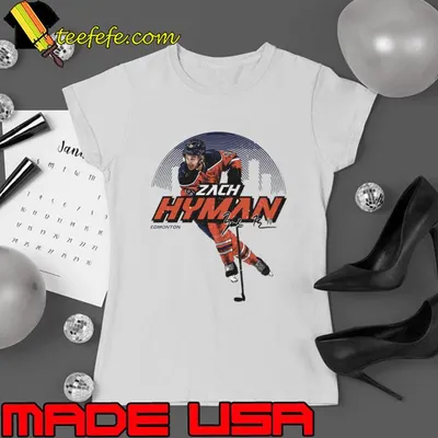 Zach Hyman Edmonton Skyline Canadian professional ice hockey left winger T-Shirt