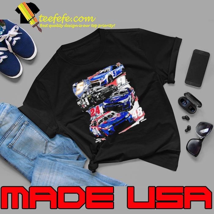 2024 Patriotic 4-Car Hendrick Motorsports shirt