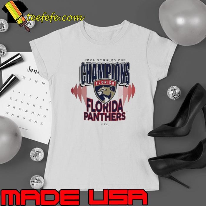 2024 Stanley Cup Champions Florida Panthers NHL Ladies tee
