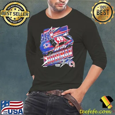 Alex Bowman American professional stock car racing driver Navy Patriotic T-Shirt