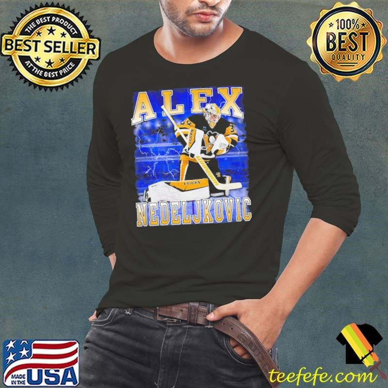 Alex Nedeljkovic American professional ice hockey goaltender Pittsburgh Penguins Long Sleeve Tee
