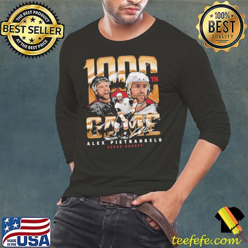 Alex Pietrangelo Vegas 1000Th Game T-Shirt