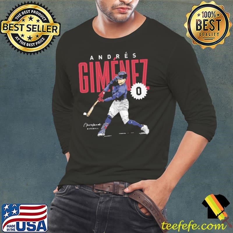 Andres Gimenez Venezuelan professional baseball second baseman Cleveland Card T-Shirt