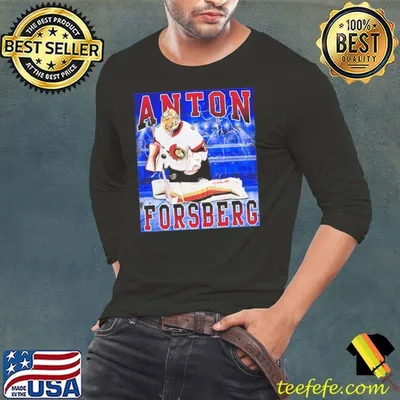 Anton Forsberg Swedish professional ice hockey goaltender Player Shirt