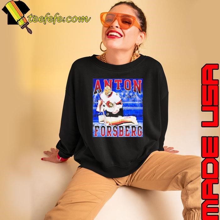 Anton Forsberg Swedish professional ice hockey goaltender Player Sweatshirt