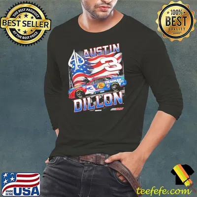 Austin Dillon #3 Bass American professional stock car racing driver T-Shirt
