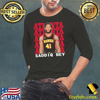 Awesome Atlanta Hawks Saddiq Bey American professional basketball player Shirt