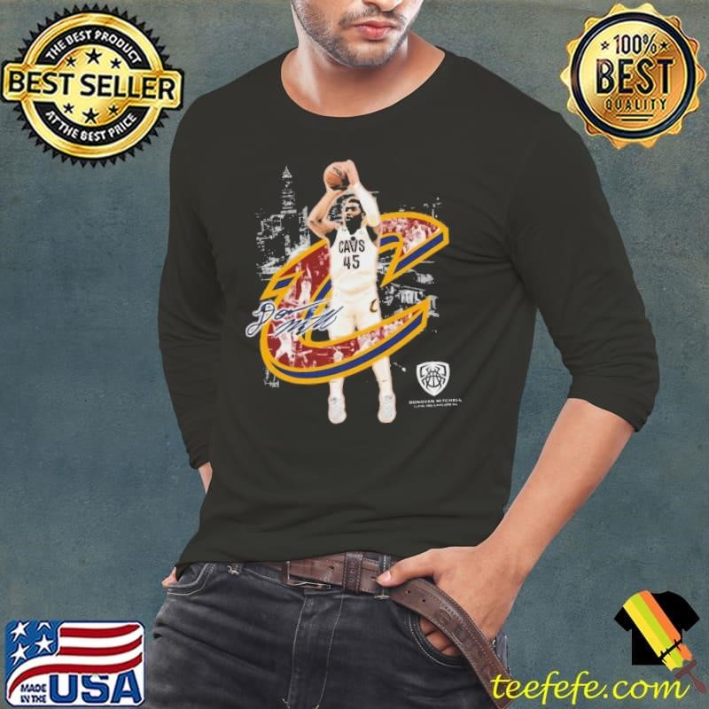 Awesome Donovan Mitchell American professional basketball player Skyline City Long Sleeve Tee