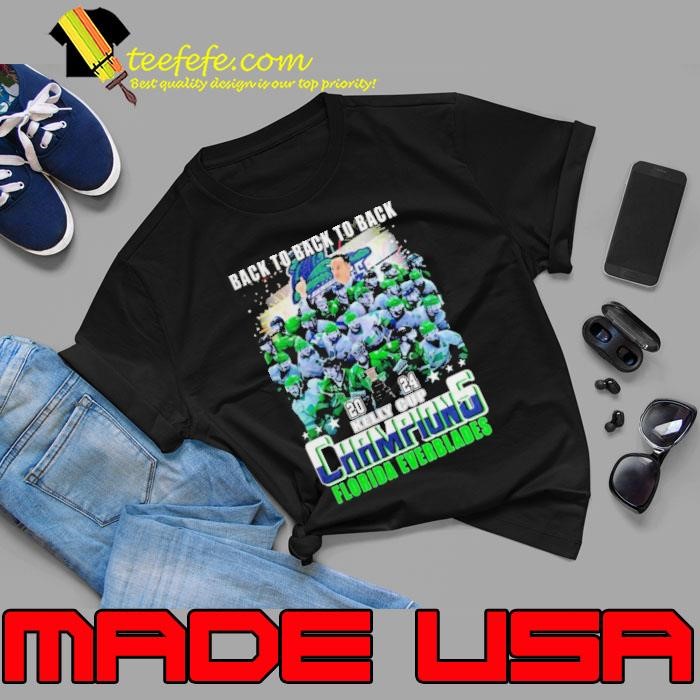 Back To Back To Back 2024 Kelly Cup Champions Florida Everblades T-shirt