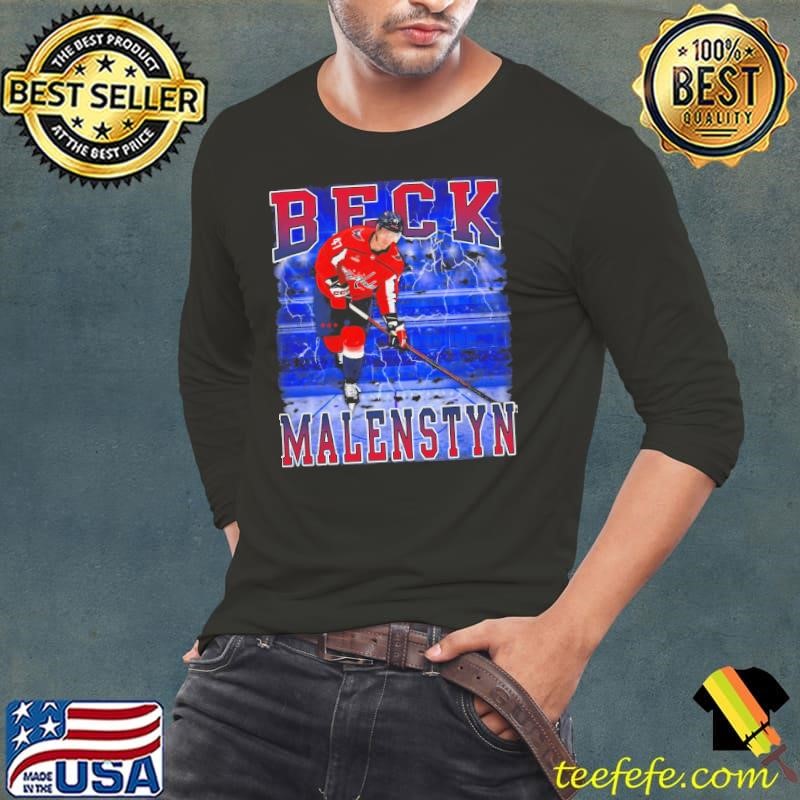 Beck Malenstyn Canadian ice hockey left winger currently T-Shirt