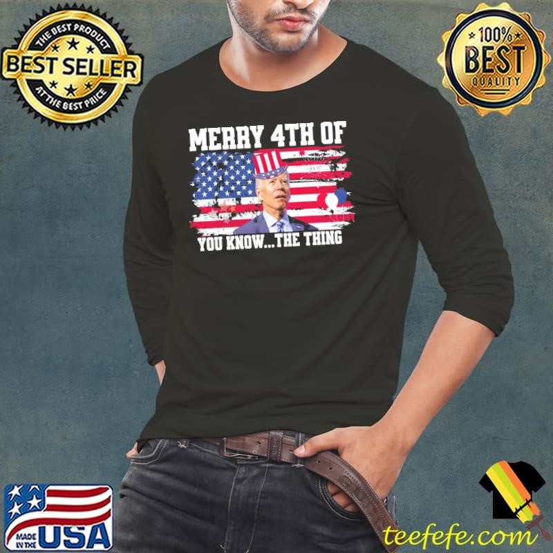 Biden Confused Merry 4th Of You Know The Thing Usa Flag shirt