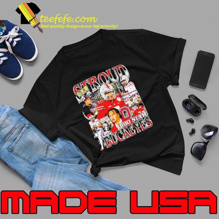 C.J Stroud American football quarterback for Houston Texans Collage Vintage Bootleg Unisex