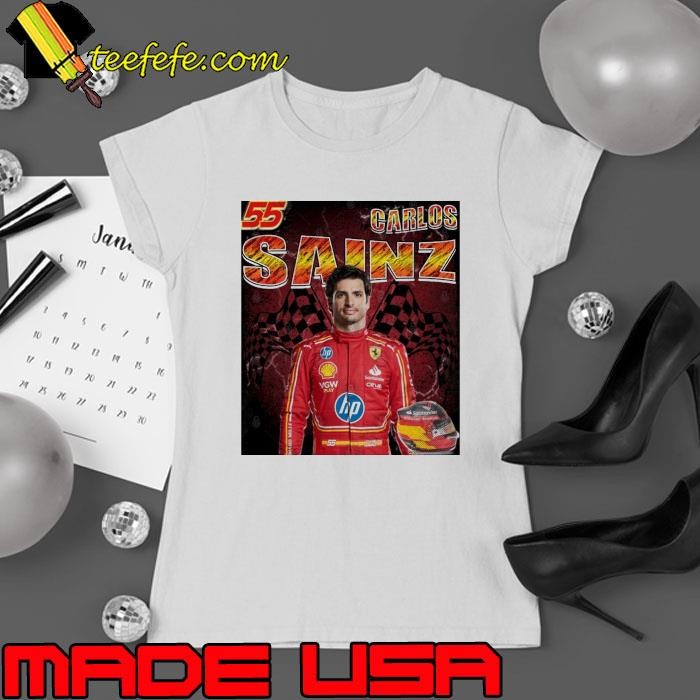 Carlos Sainz Spanish racing driver currently competing in Formula One Shirt