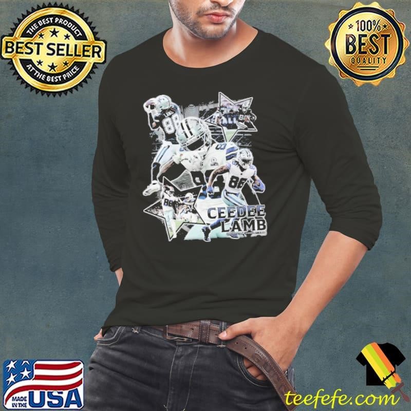 Ceedee Lamb American football wide receiver the Dallas Cowboys Vintage Bootleg Long Sleeve Tee