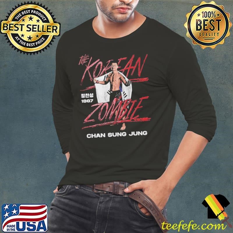 Chan Sung Jung South Korean former professional mixed The Korean Zombie Flag T-Shirt