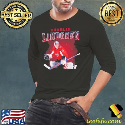 Charlie Lindgren American professional ice hockey goaltender T-Shirt