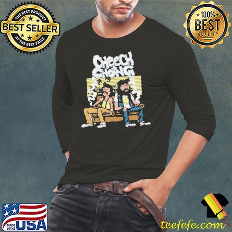 Cheech And Chong 2024 Chibi Graphics Design Long Sleeve Tee
