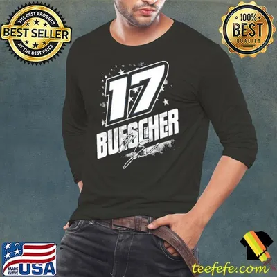 Chris Buescher Car 17 American professional stock car racing driver T-Shirt