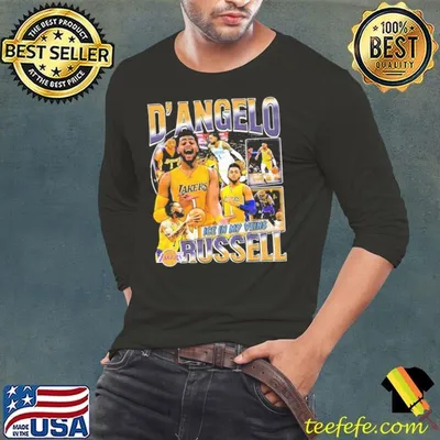 D'Angelo Russell American professional basketball player LA lakers shirt