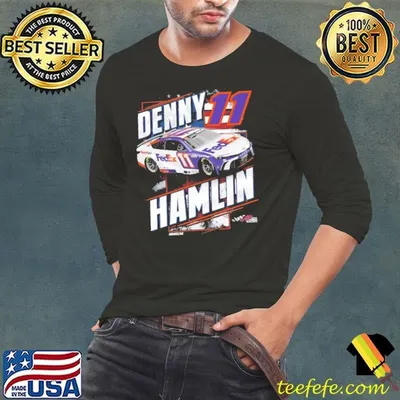 Denny Hamlin Navy Patriotic 11 American professional stock car racing driver T-Shirt