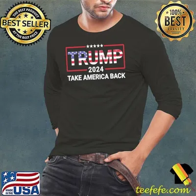 Donald Trump 2024 Take America Back Election The Return Usa Flag Shirt