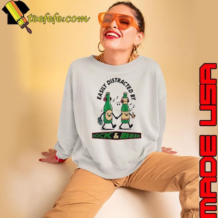 Easily Distracted By Rock And Beer Sweatshirt