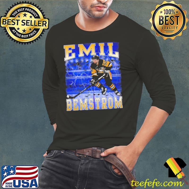 Emil Bemstrom Swedish ice hockey centre currently Pittsburgh Penguins Long Sleeve Tee