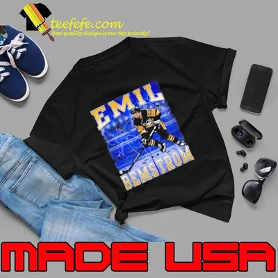Emil Bemstrom Swedish ice hockey centre currently Pittsburgh Penguins T-Shirt