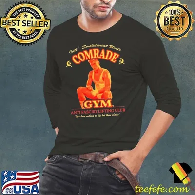 Funny Swoletariat Comrade Gym Anti Fascist Lifting Club shirt