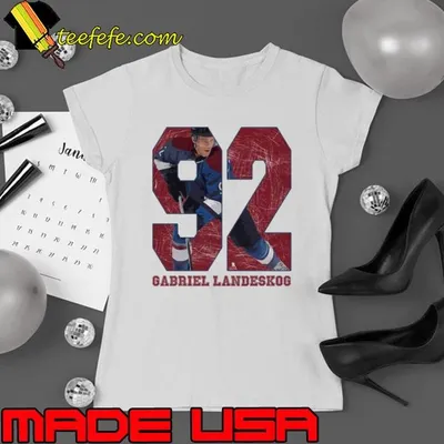 Gabriel Landeskog Swedish professional ice hockey left winger Colorado Game 92 T-Shirt