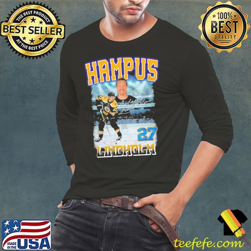 Hampus Lindholm Swedish professional ice hockey defenseman Boston Bruins Long Sleeve Tee
