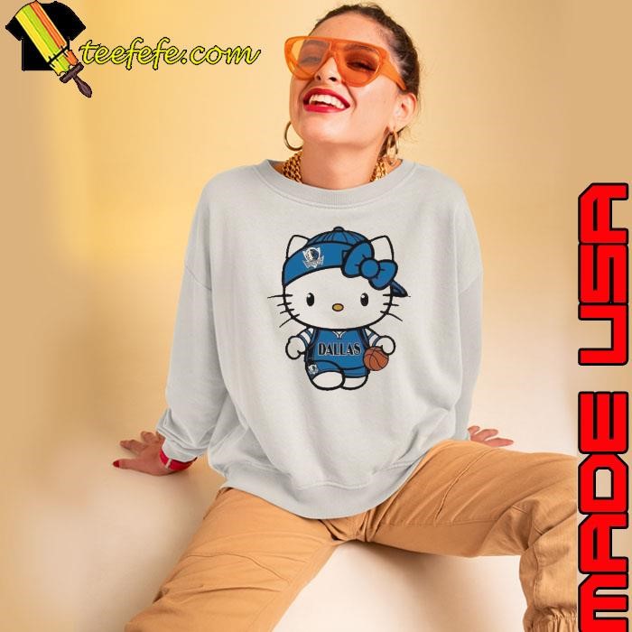 Hello Kitty Dallas Mavericks NBA Basketball Sweatshirt