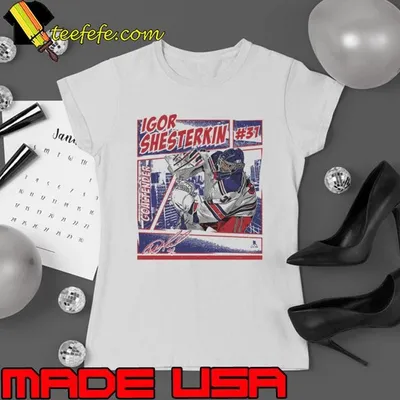 Igor Shesterkin Russian professional ice hockey goaltender New York R Comic T-Shirt
