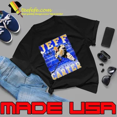 Jeff Carter Canadian former professional ice hockey centre for the Pittsburgh Penguins T-Shirt